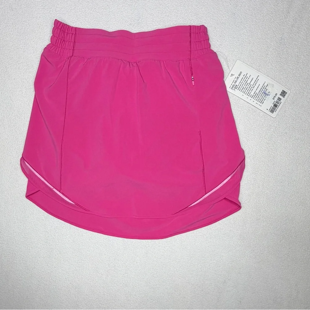 ✨NWT•Lululemon Hotty Hot High-Rise Skirt *Long•Sonic Pink💞